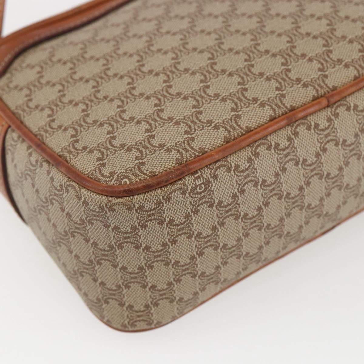 Celine Celine Vintage Macadam Shoulder Bag Canvas and Leather Size ONE SIZE - 12 Thumbnail