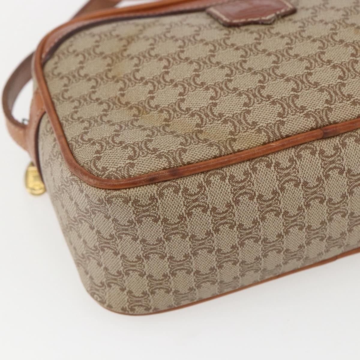 Celine Celine Vintage Macadam Shoulder Bag Canvas and Leather Size ONE SIZE - 10 Thumbnail