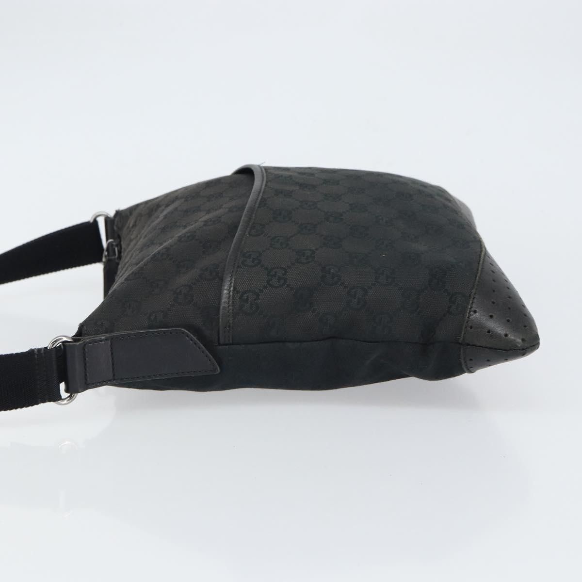 Gucci Gucci Zip Messenger GG Canvas with Perforated Leather Size ONE SIZE - 4 Thumbnail