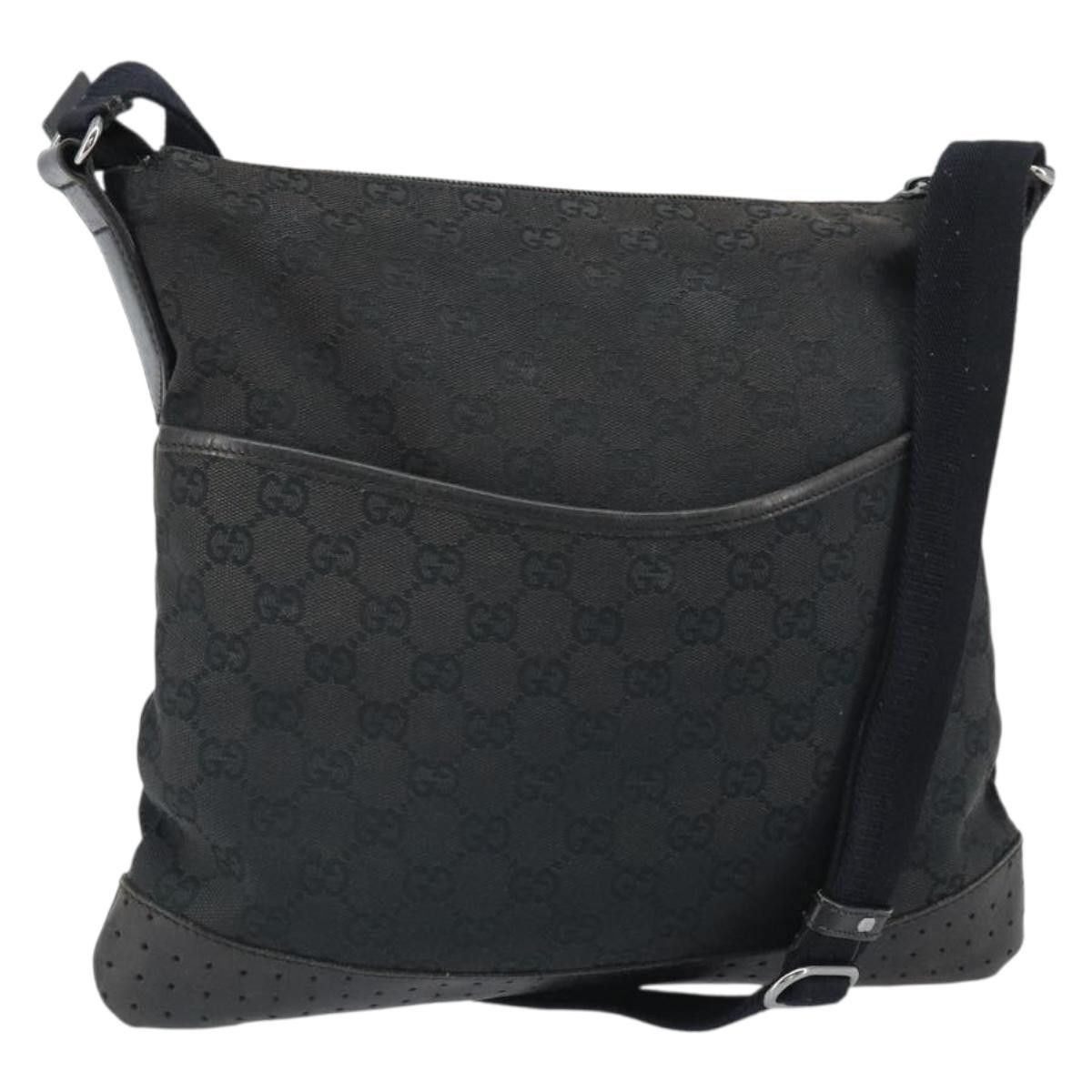 Gucci Gucci Zip Messenger GG Canvas with Perforated Leather Size ONE SIZE - 24 Thumbnail