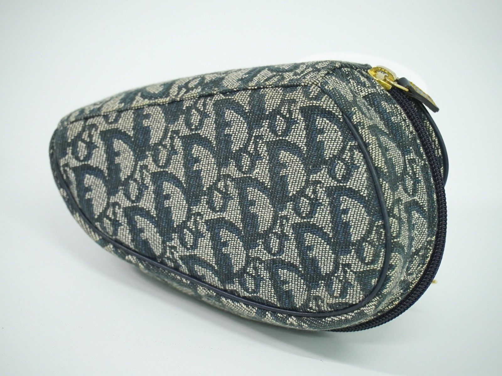 Dior Christian Dior Saddle Zip Pouch Diorissimo Canvas Size ONE SIZE - 2 Thumbnail