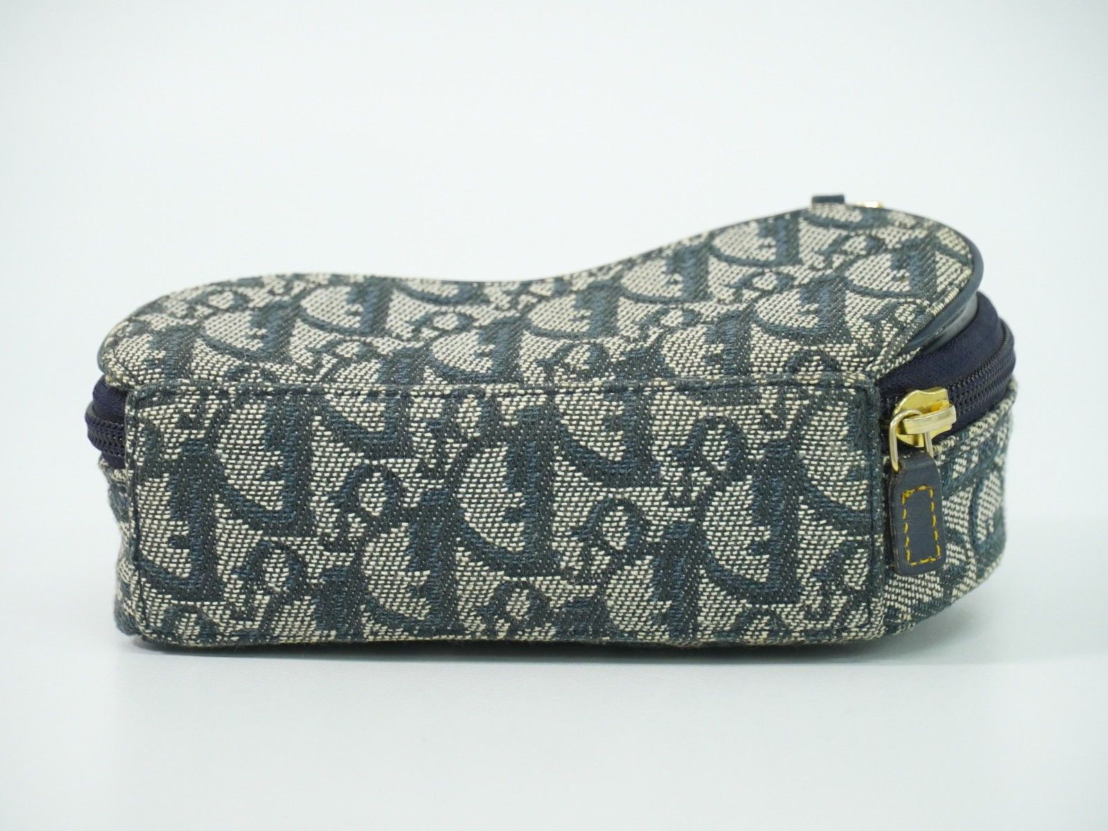 Dior Christian Dior Saddle Zip Pouch Diorissimo Canvas Size ONE SIZE - 8 Thumbnail