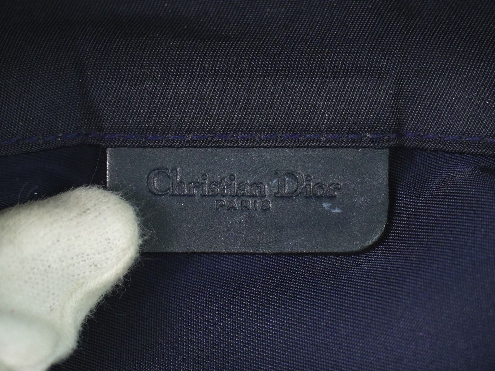 Dior Christian Dior Saddle Zip Pouch Diorissimo Canvas Size ONE SIZE - 6 Thumbnail