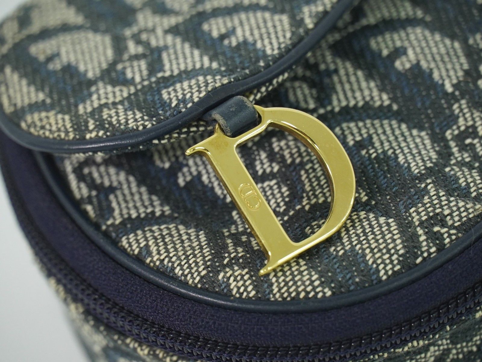 Dior Christian Dior Saddle Zip Pouch Diorissimo Canvas Size ONE SIZE - 9 Thumbnail