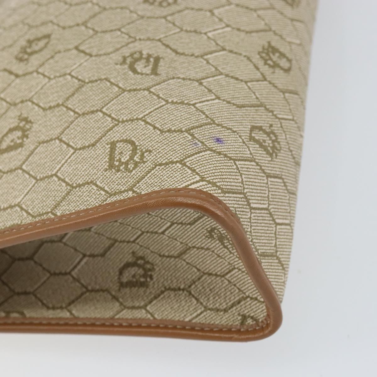 Dior Christian Dior Vintage Honeycomb Zip Coated Canvas Size ONE SIZE - 10 Thumbnail