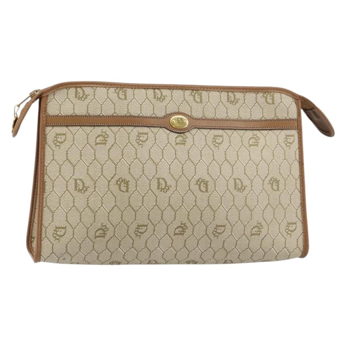 Dior Christian Dior Vintage Honeycomb Zip Coated Canvas Size ONE SIZE - 16 Thumbnail