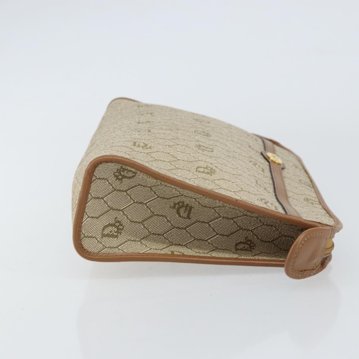 Dior Christian Dior Vintage Honeycomb Zip Coated Canvas Size ONE SIZE - 3 Thumbnail