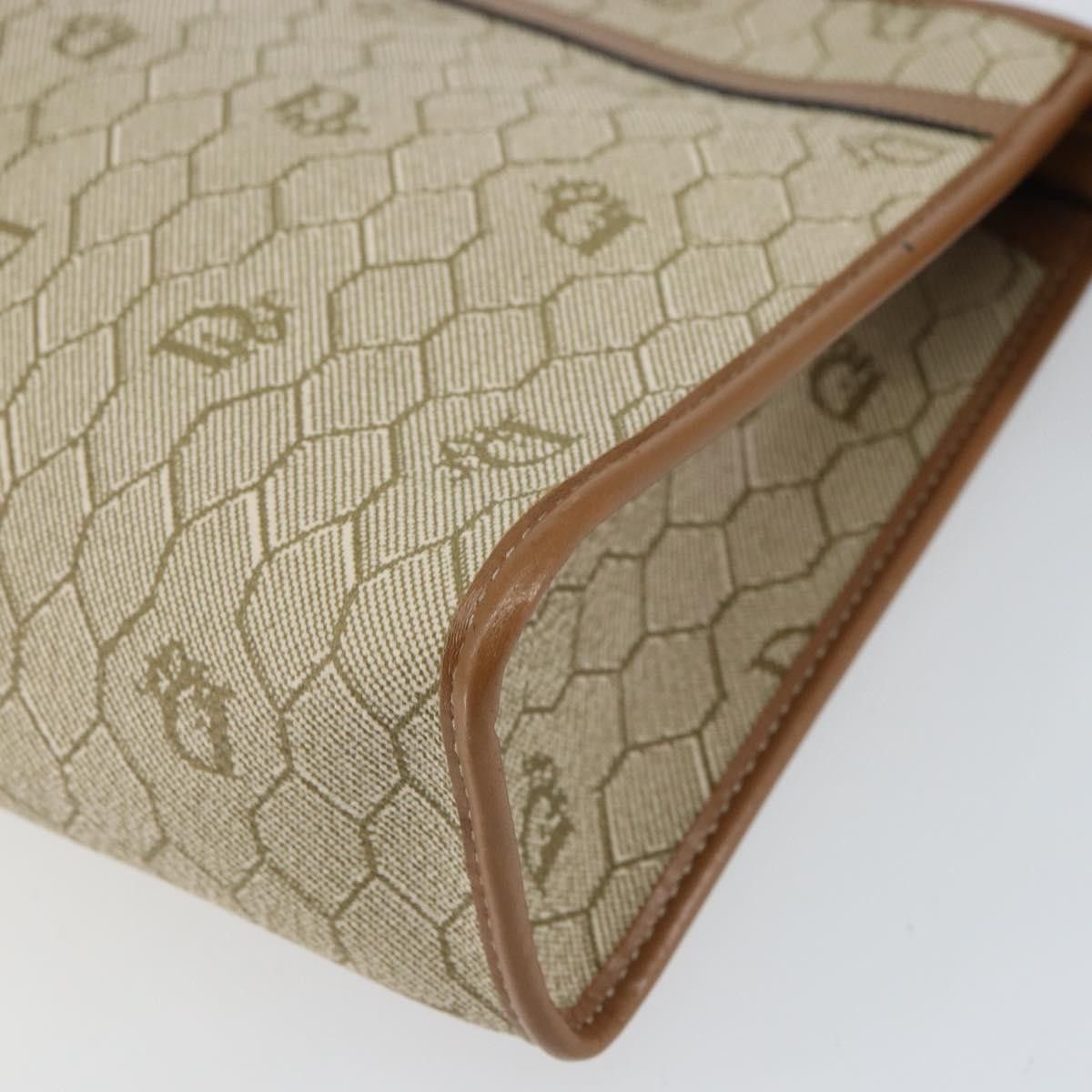 Dior Christian Dior Vintage Honeycomb Zip Coated Canvas Size ONE SIZE - 7 Thumbnail