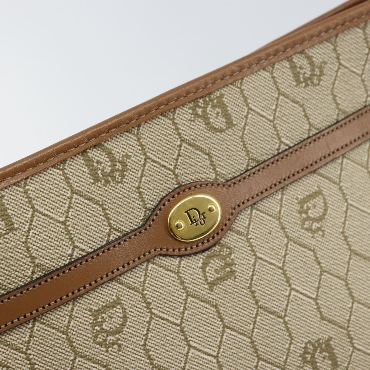Dior Christian Dior Vintage Honeycomb Zip Coated Canvas Size ONE SIZE - 12 Thumbnail