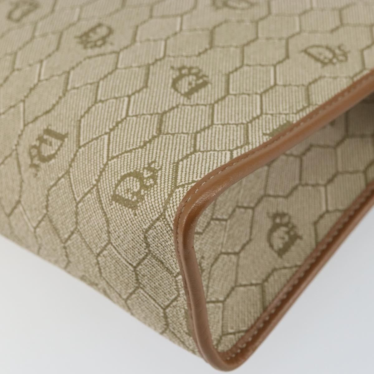 Dior Christian Dior Vintage Honeycomb Zip Coated Canvas Size ONE SIZE - 8 Thumbnail