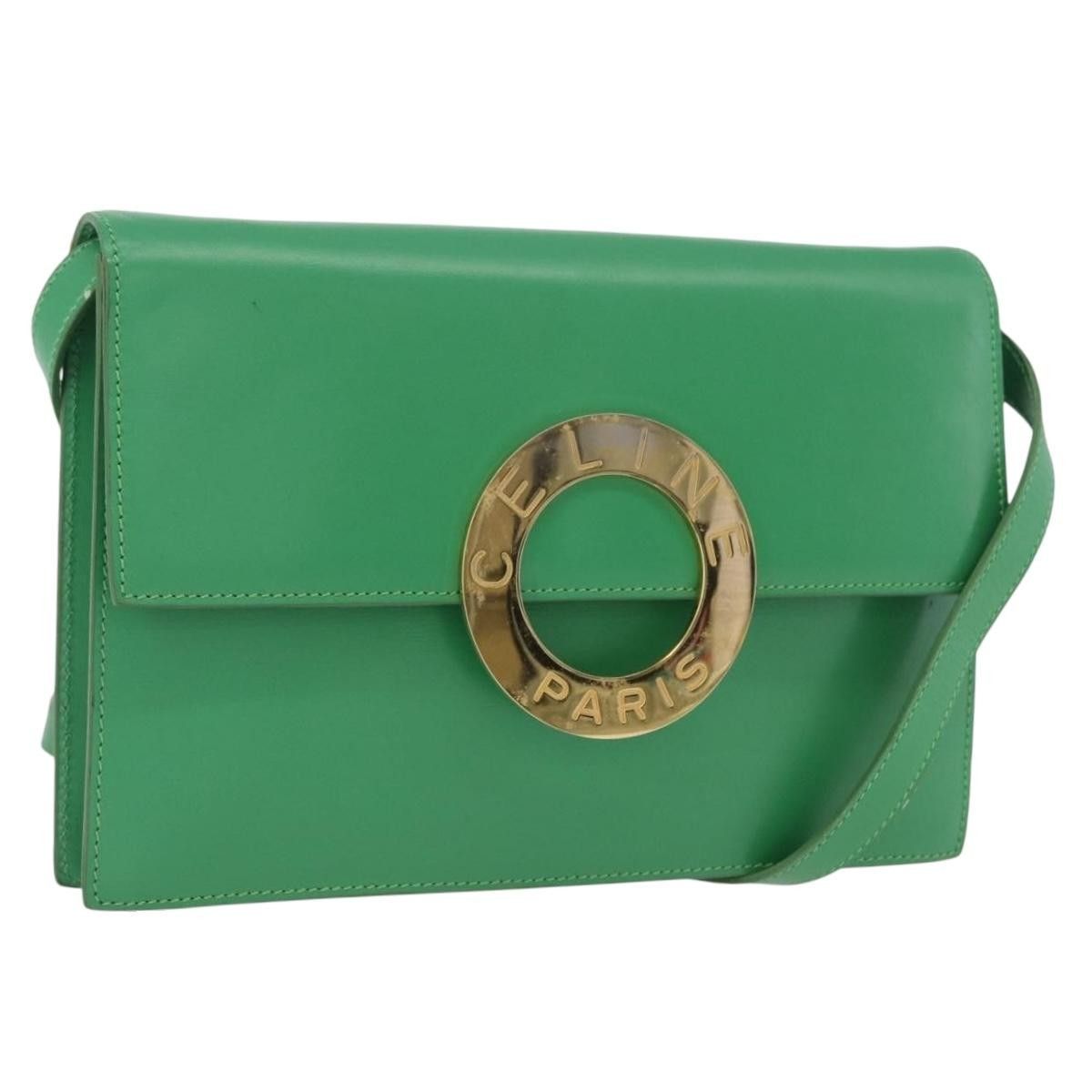 Celine Celine Circle Logo Shoulder Bag Leather Size ONE SIZE - 18 Thumbnail