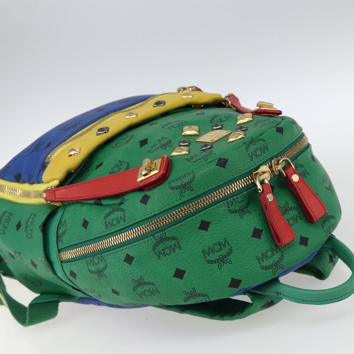MCM MCM Vintage Vicetos Backpack PVC Leather Size ONE SIZE - 13 Thumbnail