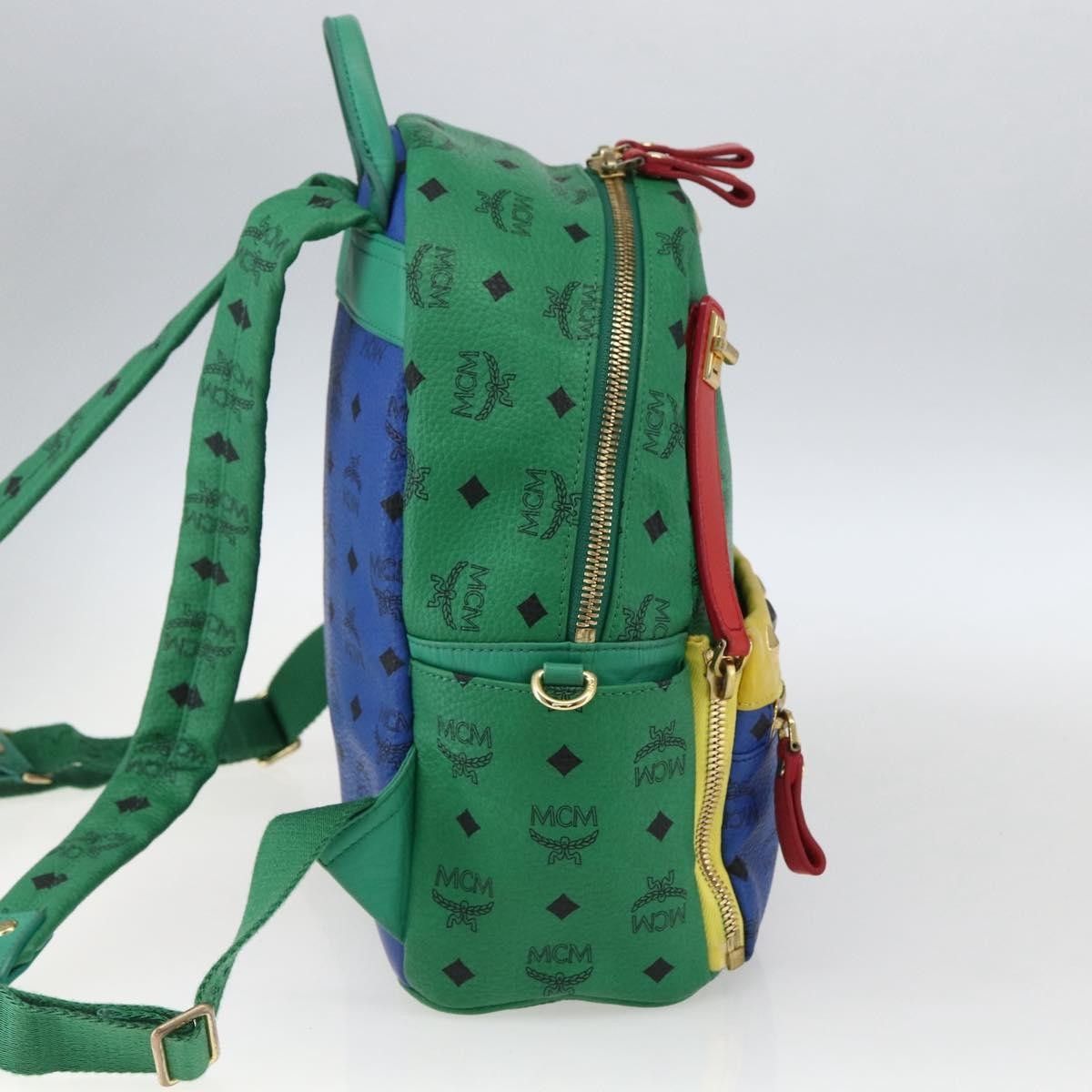 MCM MCM Vintage Vicetos Backpack PVC Leather Size ONE SIZE - 3 Thumbnail