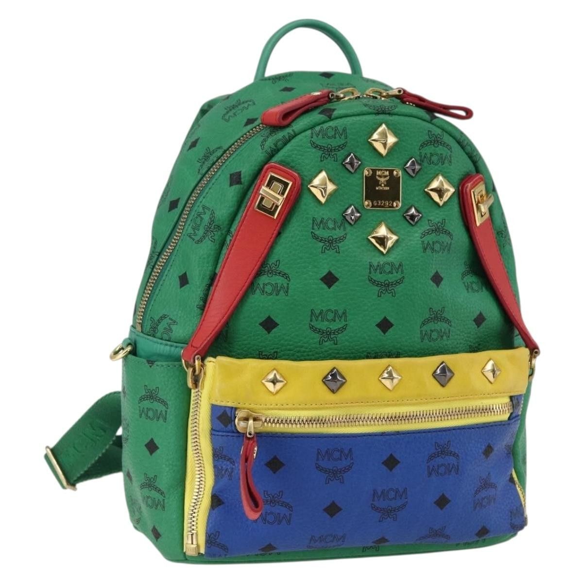 MCM MCM Vintage Vicetos Backpack PVC Leather Size ONE SIZE - 24 Thumbnail