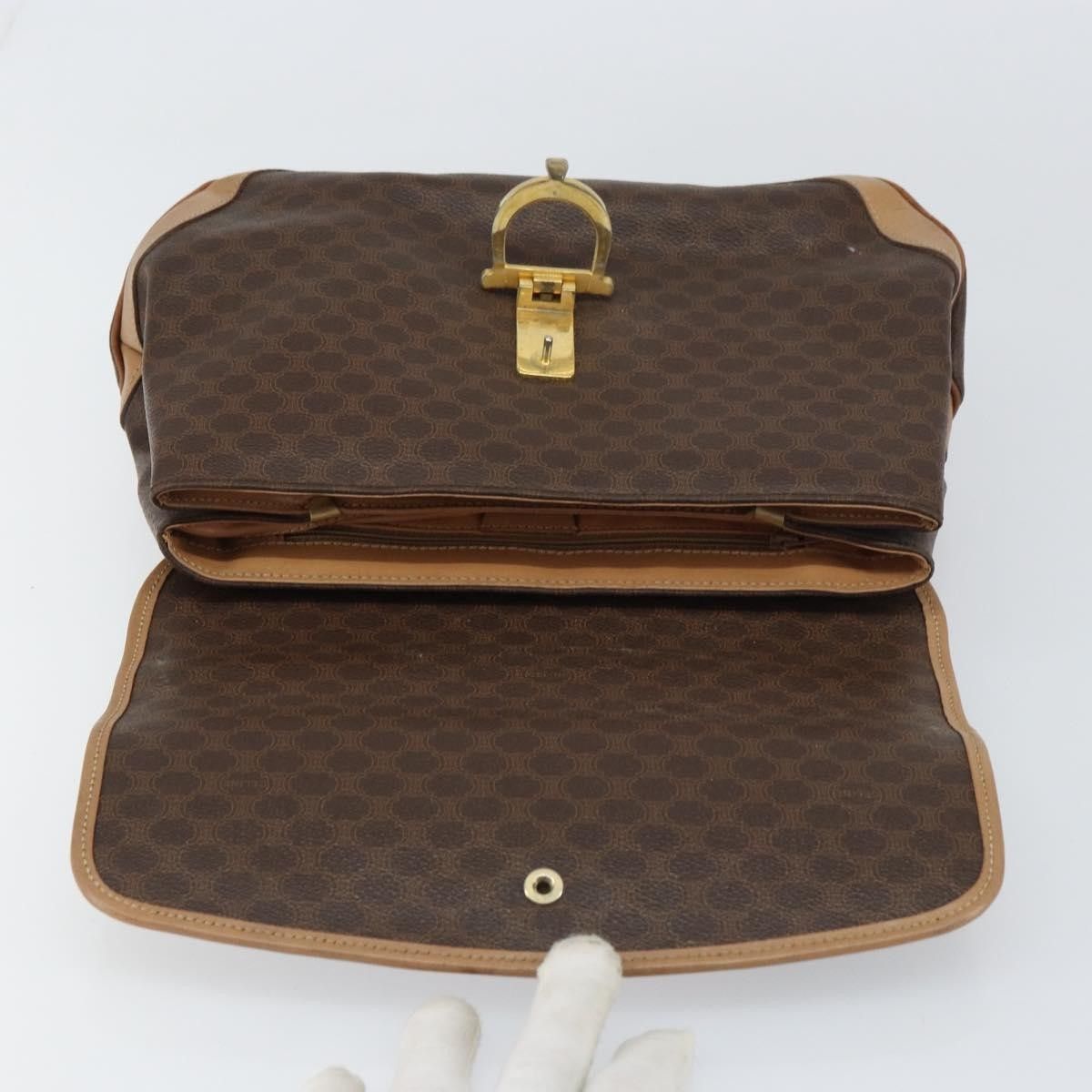 Celine Celine Vintage Macadam Handbag Canvas Size ONE SIZE - 14 Thumbnail