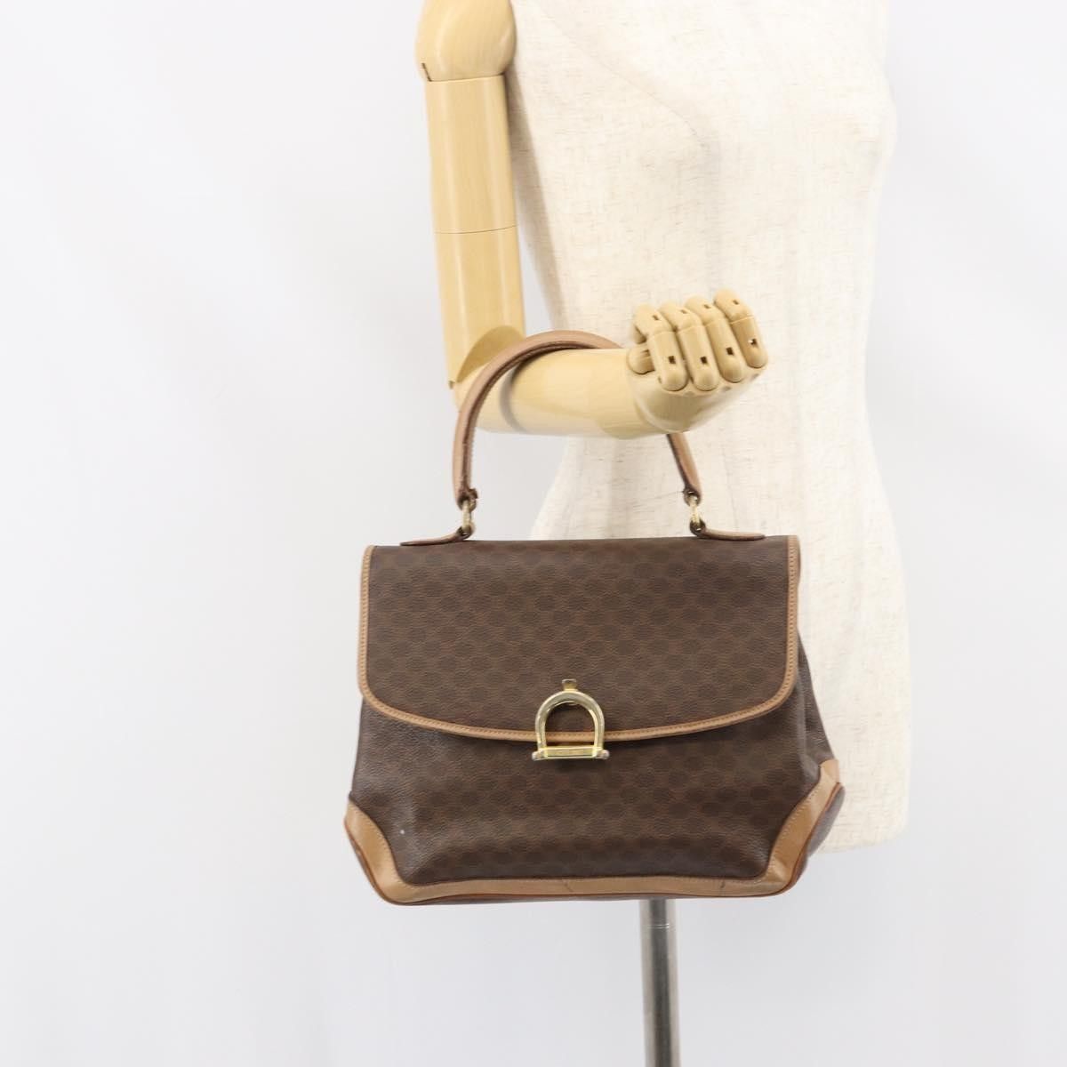 Celine Celine Vintage Macadam Handbag Canvas Size ONE SIZE - 13 Thumbnail