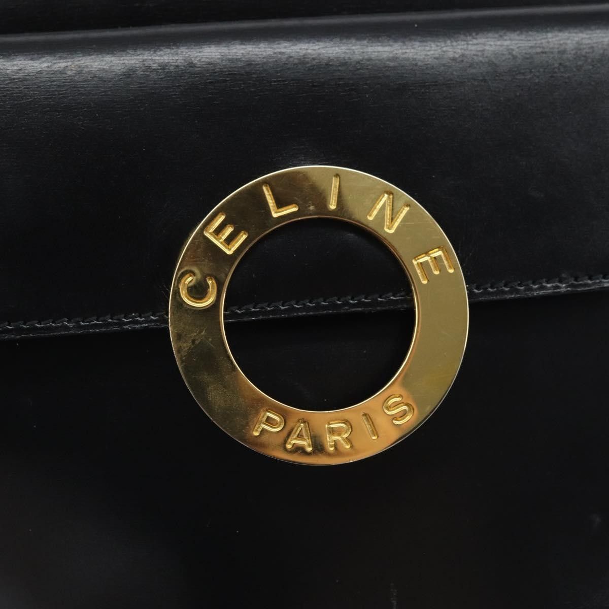 Celine Celine Circle Logo Shoulder Bag Leather Size ONE SIZE - 13 Thumbnail