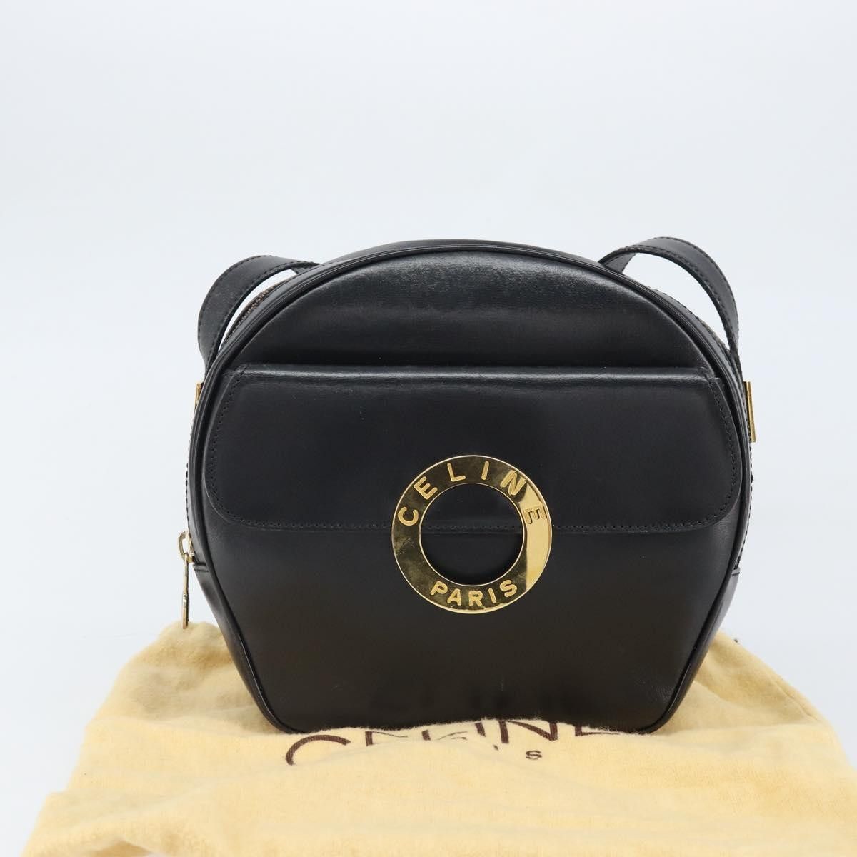 Celine Celine Circle Logo Shoulder Bag Leather Size ONE SIZE - 14 Thumbnail