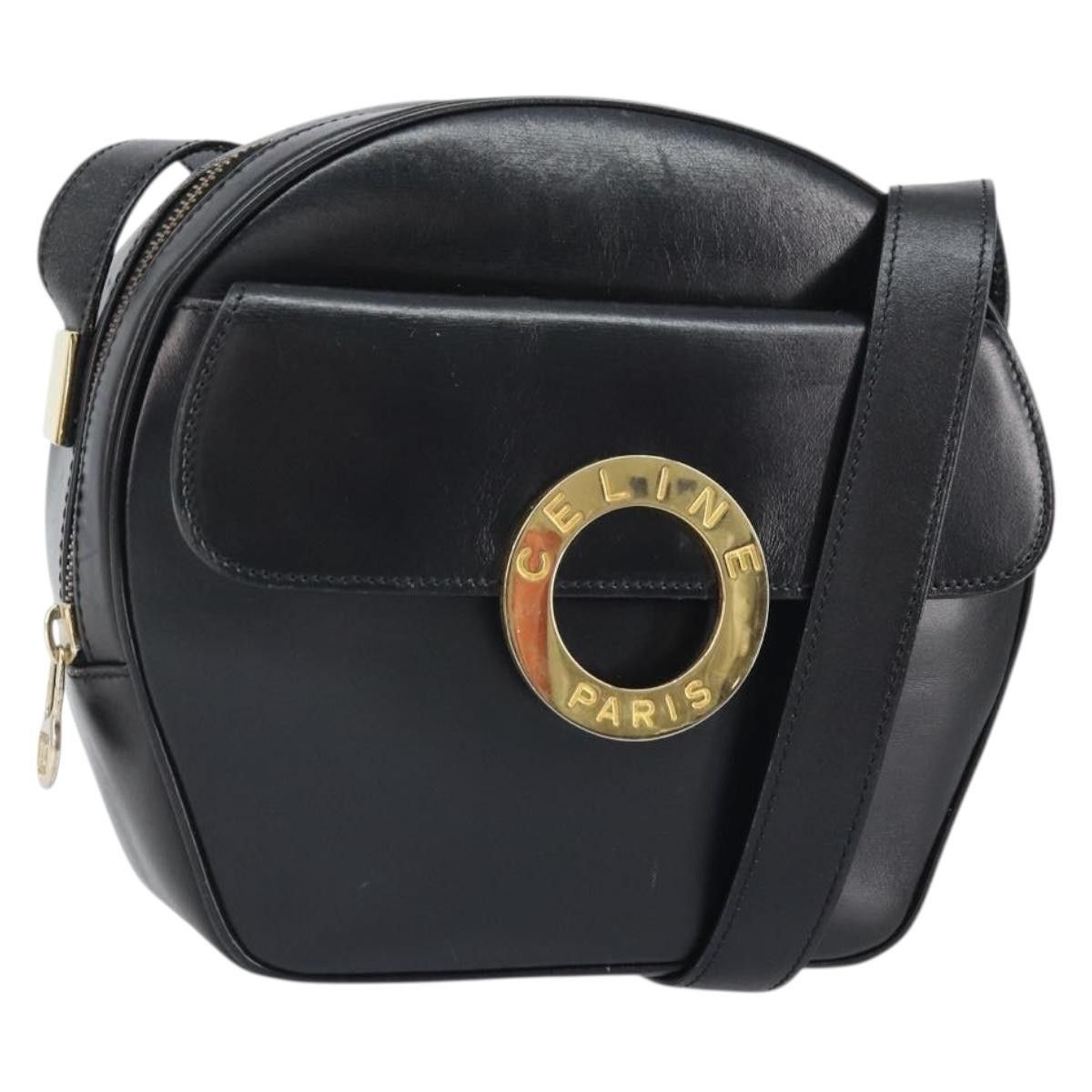 Celine Celine Circle Logo Shoulder Bag Leather Size ONE SIZE - 19 Thumbnail