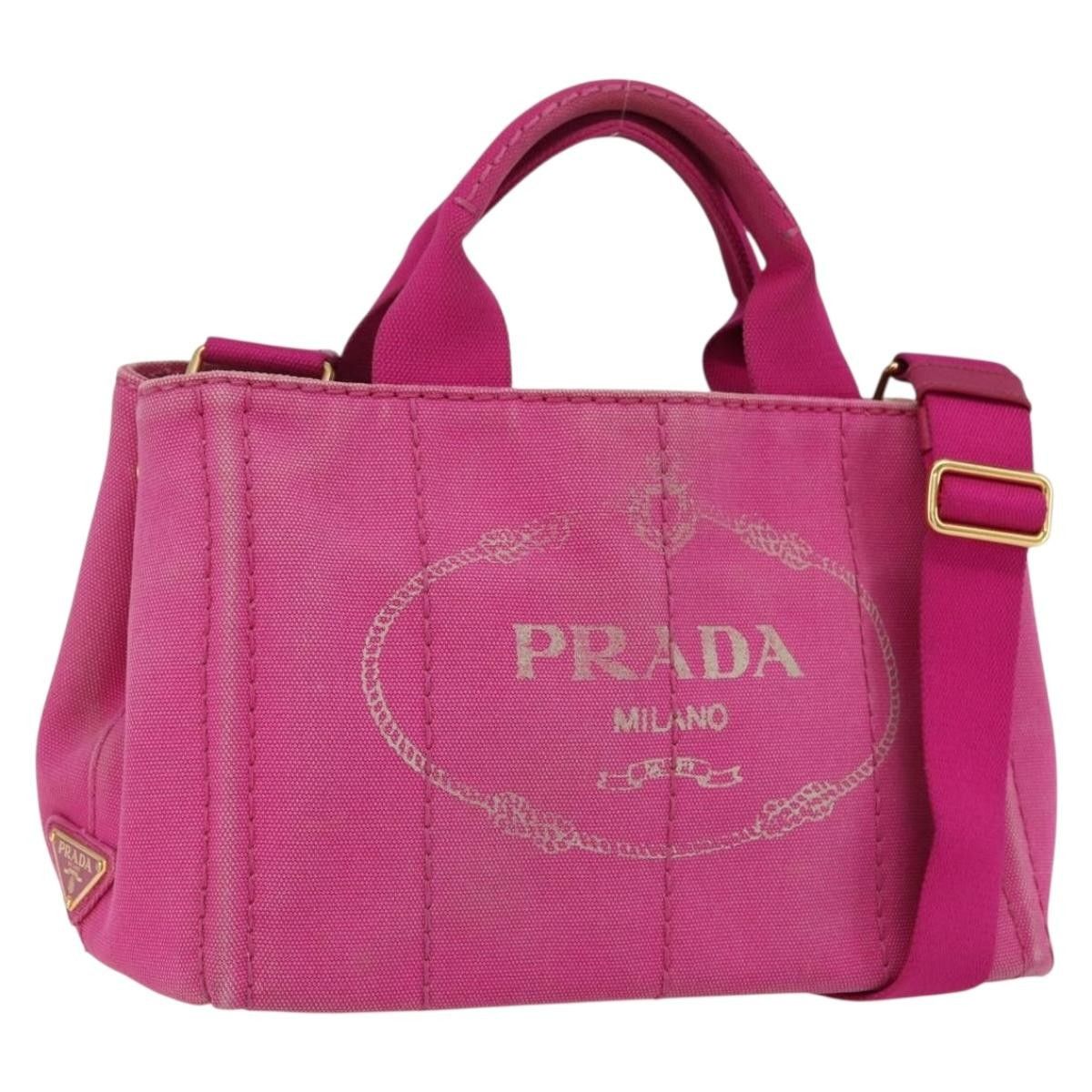 Prada Prada Canapa Convertible Tote Canvas Size ONE SIZE - 21 Thumbnail