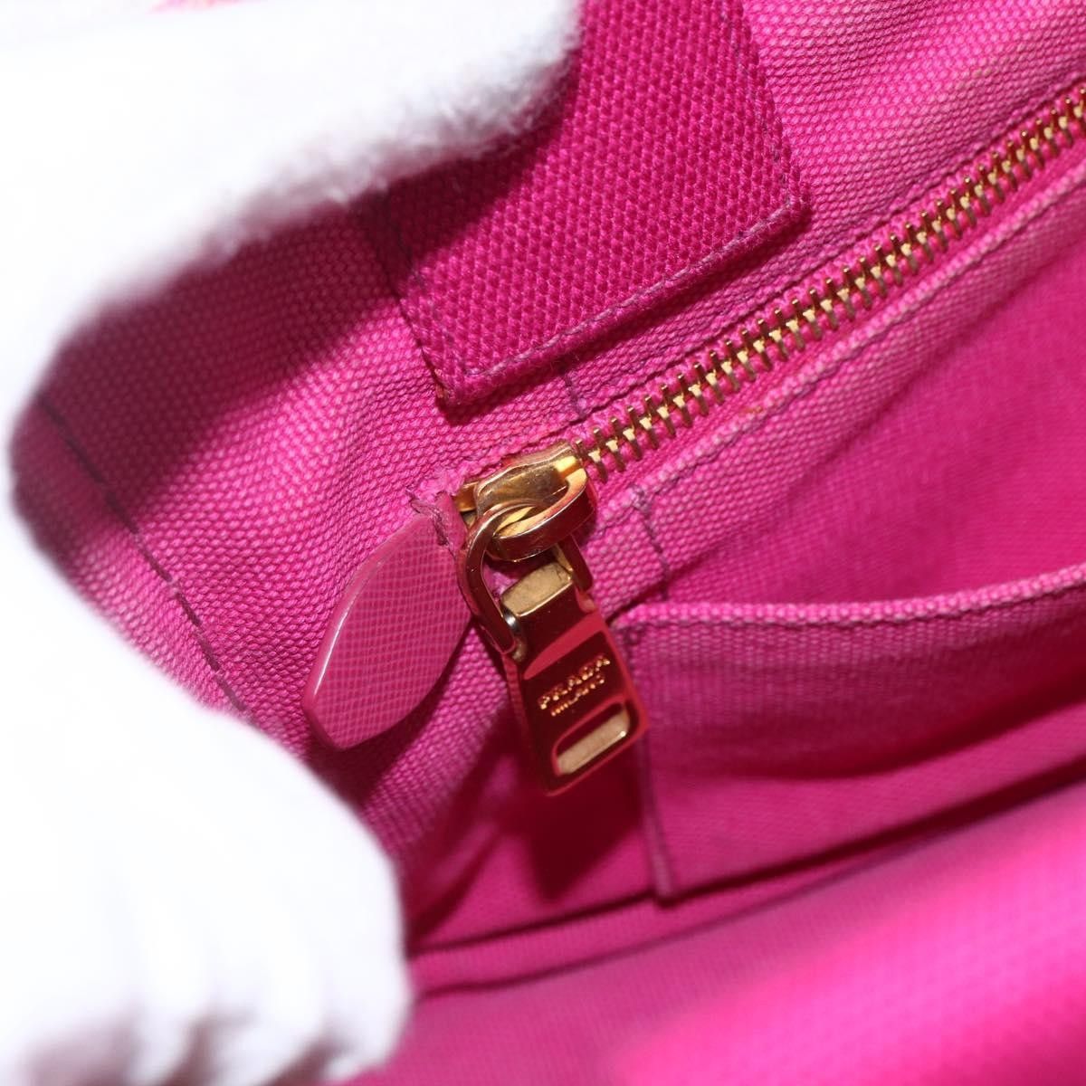 Prada Prada Canapa Convertible Tote Canvas Size ONE SIZE - 13 Thumbnail