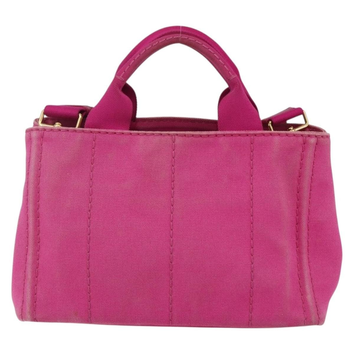 Prada Prada Canapa Convertible Tote Canvas Size ONE SIZE - 2 Thumbnail