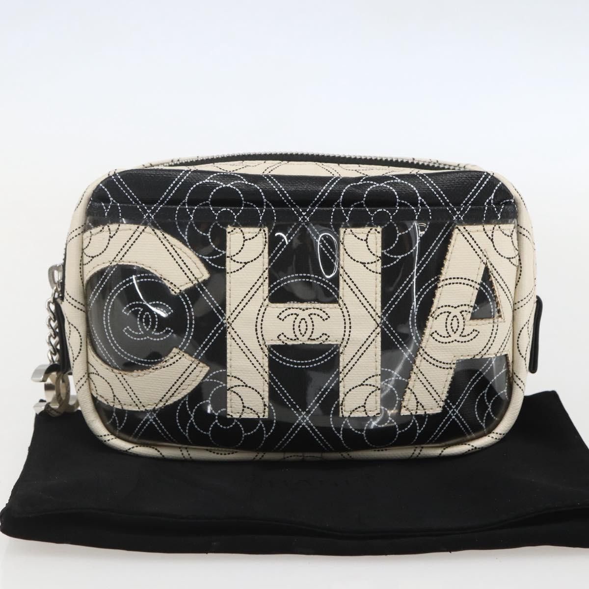 Chanel Chanel Logo Camera Case Clutch Printed Coated Canvas Size ONE SIZE - 23 Thumbnail
