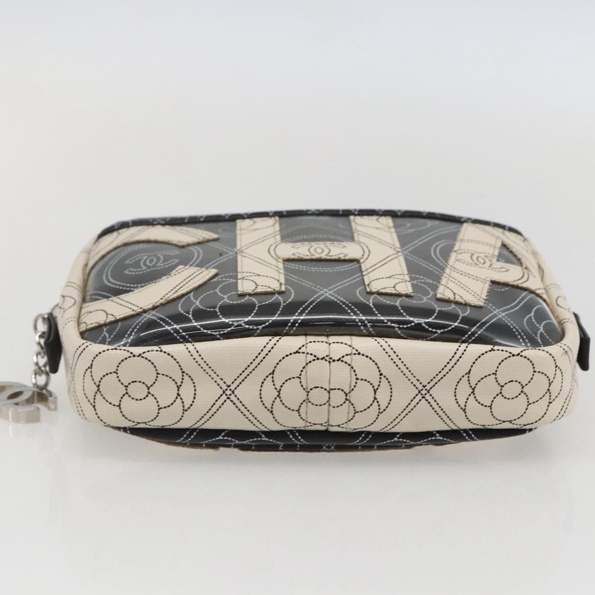 Chanel Chanel Logo Camera Case Clutch Printed Coated Canvas Size ONE SIZE - 8 Thumbnail