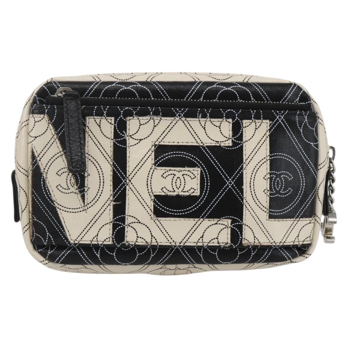 Chanel Chanel Logo Camera Case Clutch Printed Coated Canvas Size ONE SIZE - 3 Thumbnail