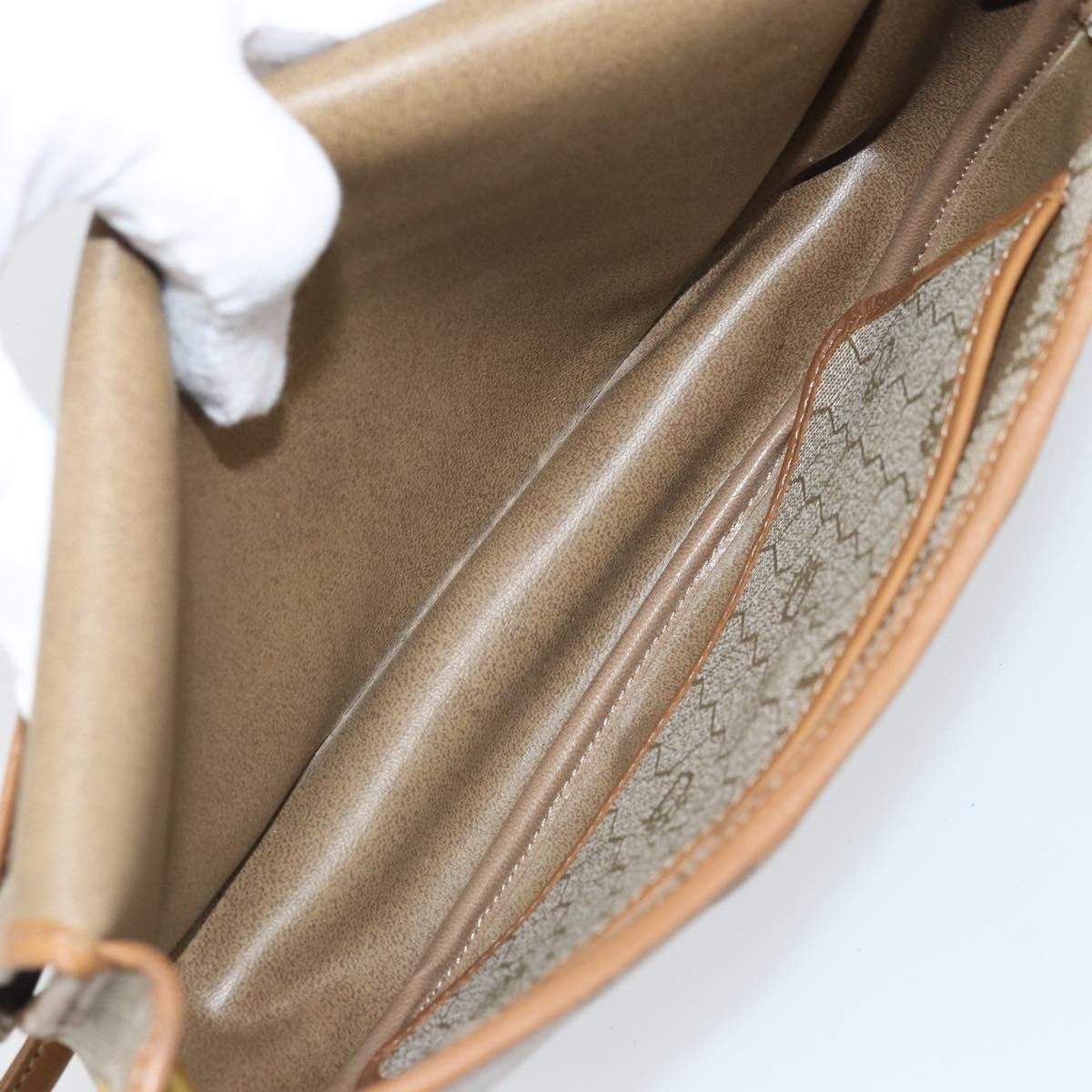 Dior Christian Dior Vintage Honeycomb Shoulder Bag Canvas Size ONE SIZE - 5 Thumbnail