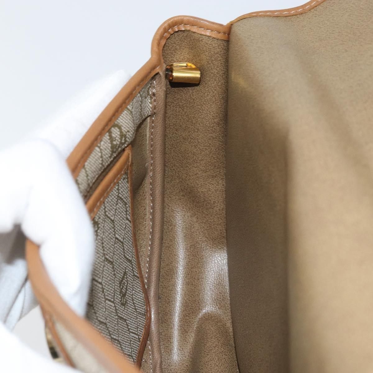 Dior Christian Dior Vintage Honeycomb Shoulder Bag Canvas Size ONE SIZE - 21 Thumbnail