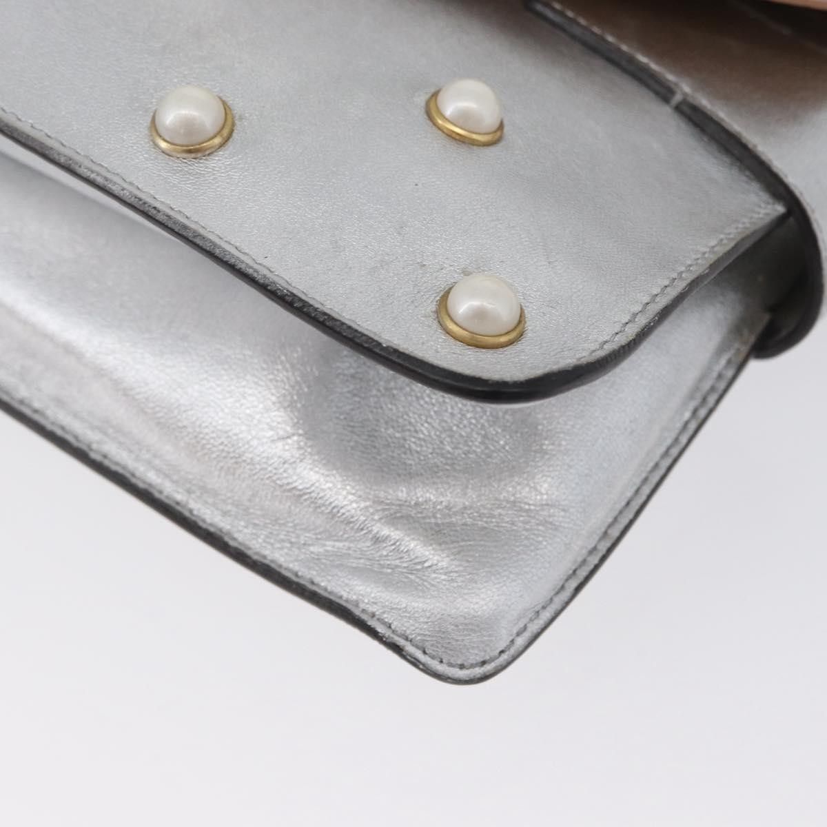 Gucci Gucci Broadway Pearly Bee Embellished Leather Size ONE SIZE - 9 Thumbnail
