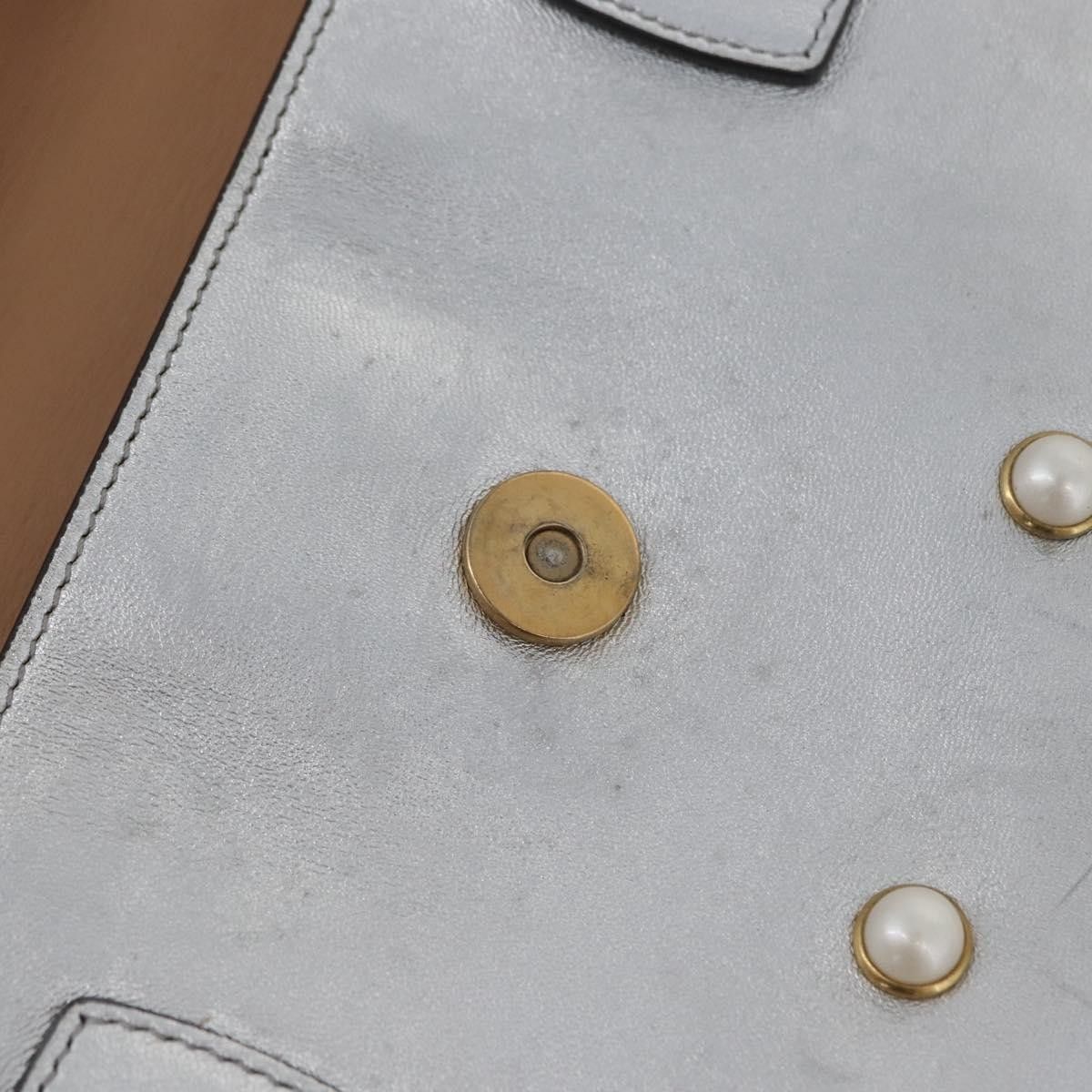 Gucci Gucci Broadway Pearly Bee Embellished Leather Size ONE SIZE - 21 Thumbnail