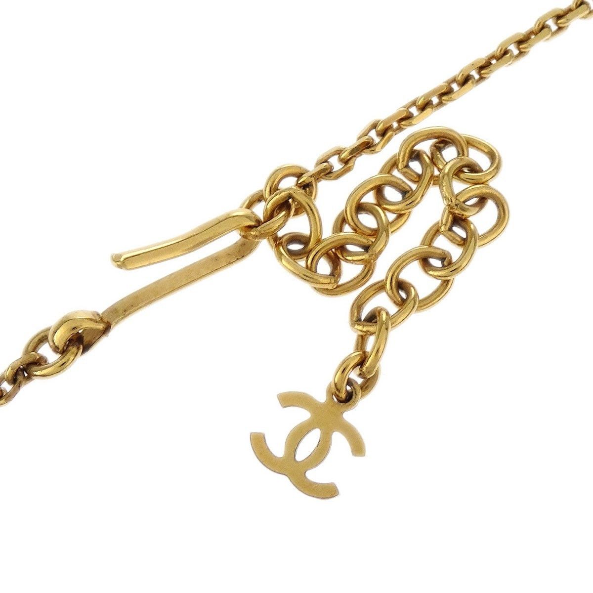 Chanel Chanel Vintage CC Rectangular Pendant Metal and Resin Size ONE SIZE - 4 Thumbnail