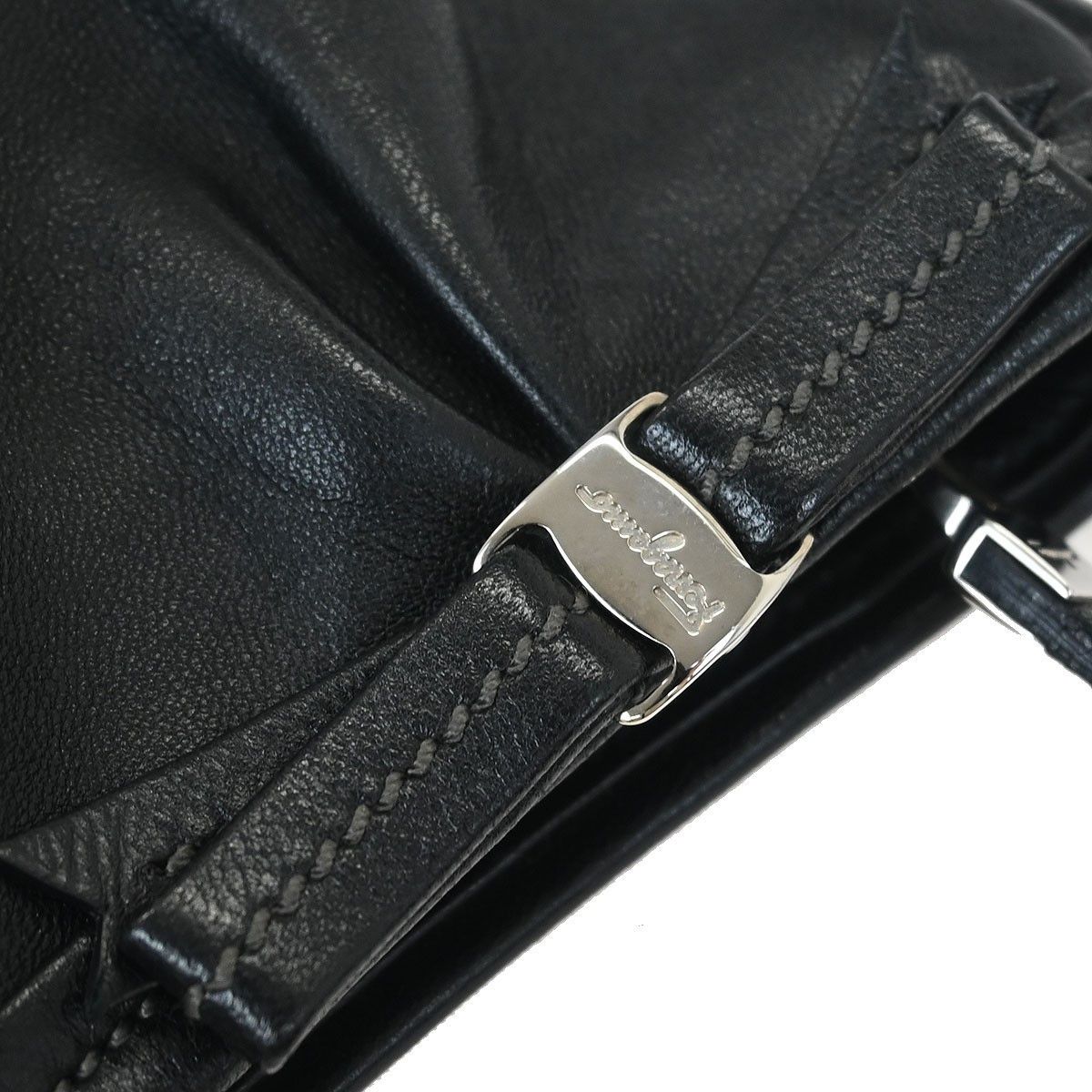 Salvatore Ferragamo Salvatore Ferragamo Vara Bow Hobo Leather Size ONE SIZE - 6 Thumbnail