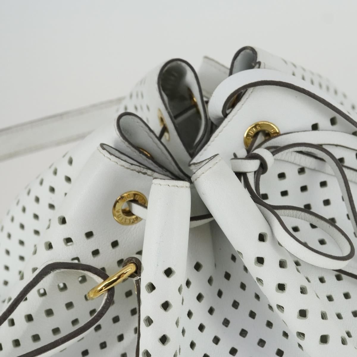 Louis Vuitton Louis Vuitton Flore Noe Handbag Perforated Leather Size ONE SIZE - 15 Thumbnail