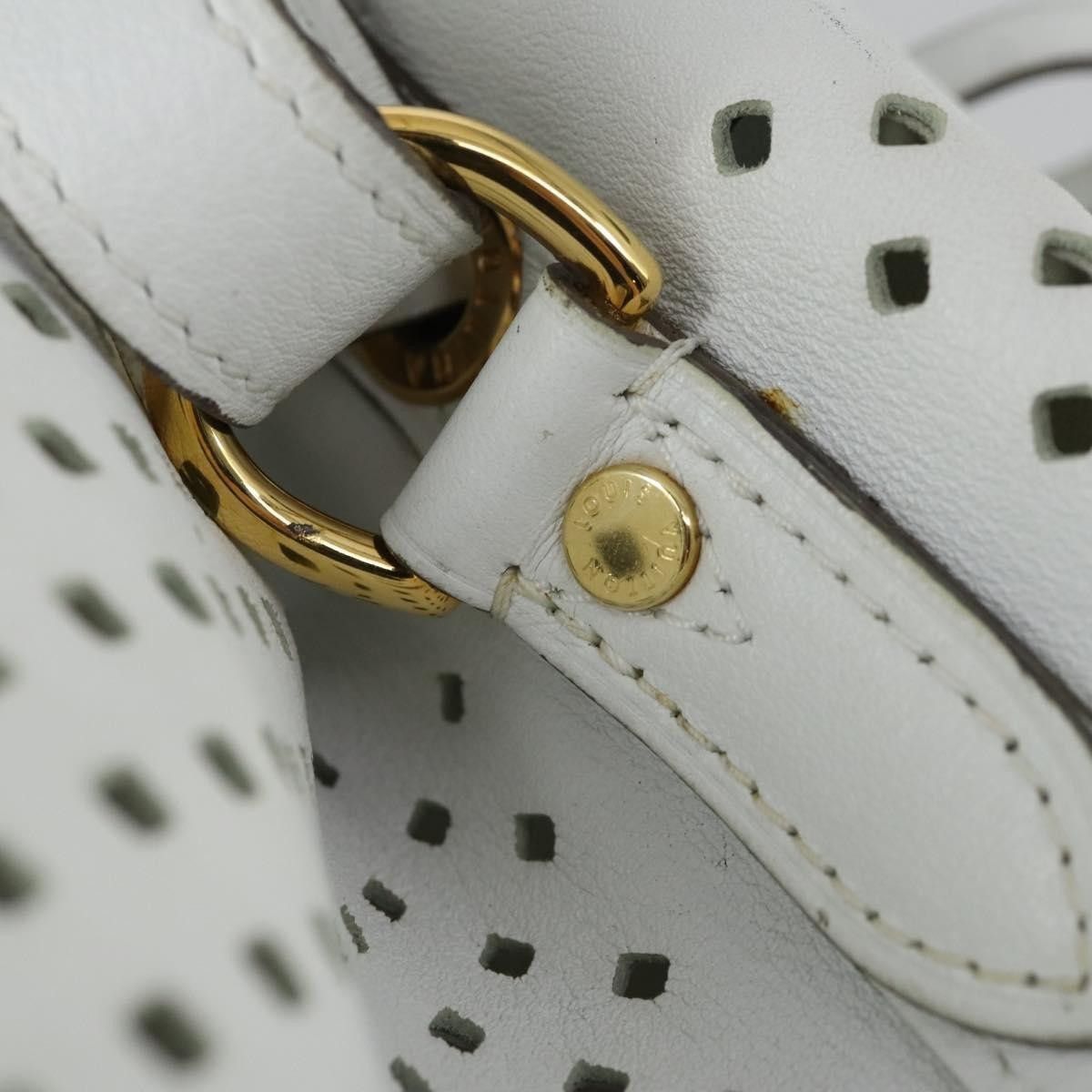 Louis Vuitton Louis Vuitton Flore Noe Handbag Perforated Leather Size ONE SIZE - 17 Thumbnail