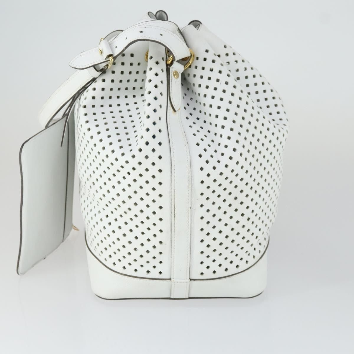 Louis Vuitton Louis Vuitton Flore Noe Handbag Perforated Leather Size ONE SIZE - 3 Thumbnail