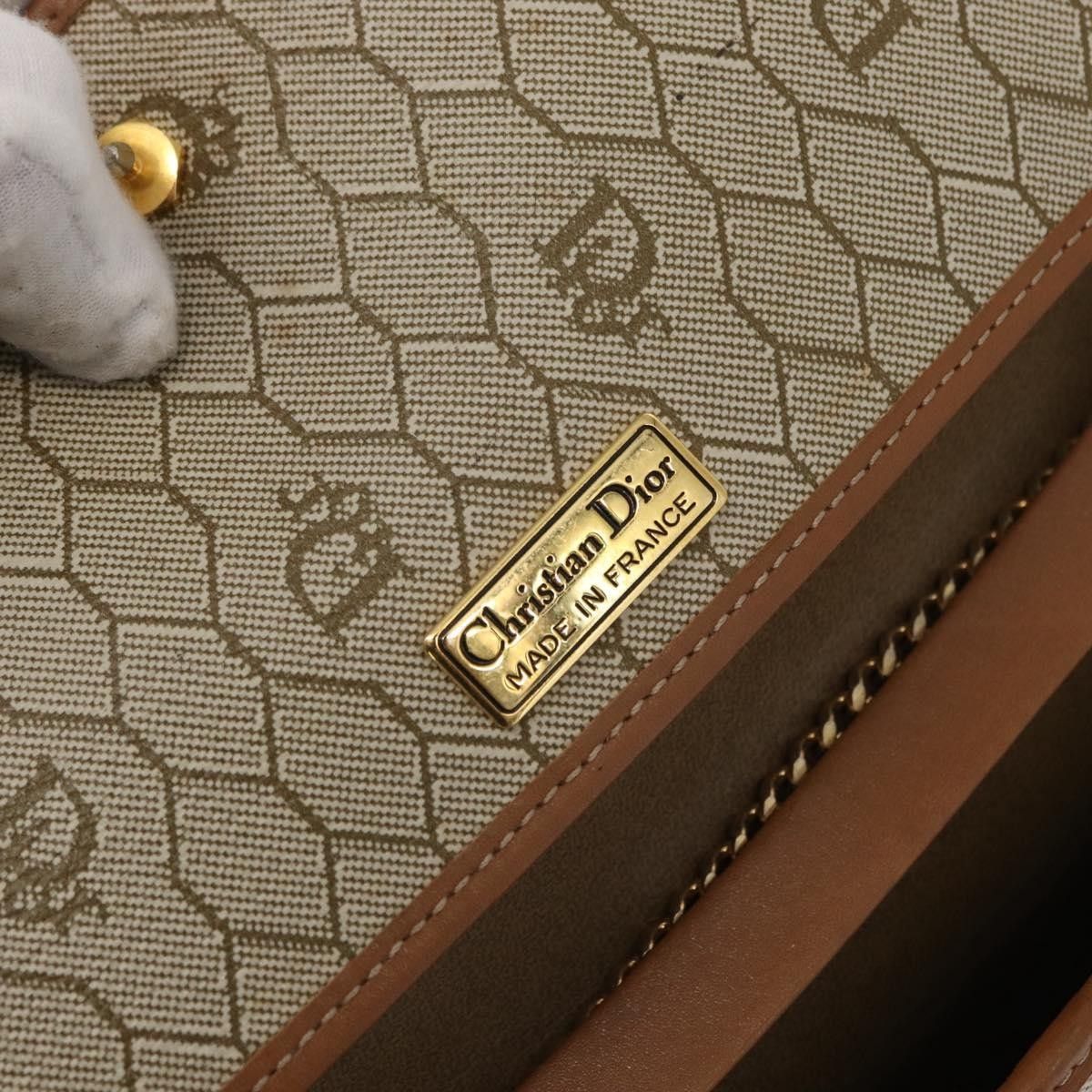 Dior Christian Dior Vintage Honeycomb chain Canvas Size ONE SIZE - 6 Thumbnail