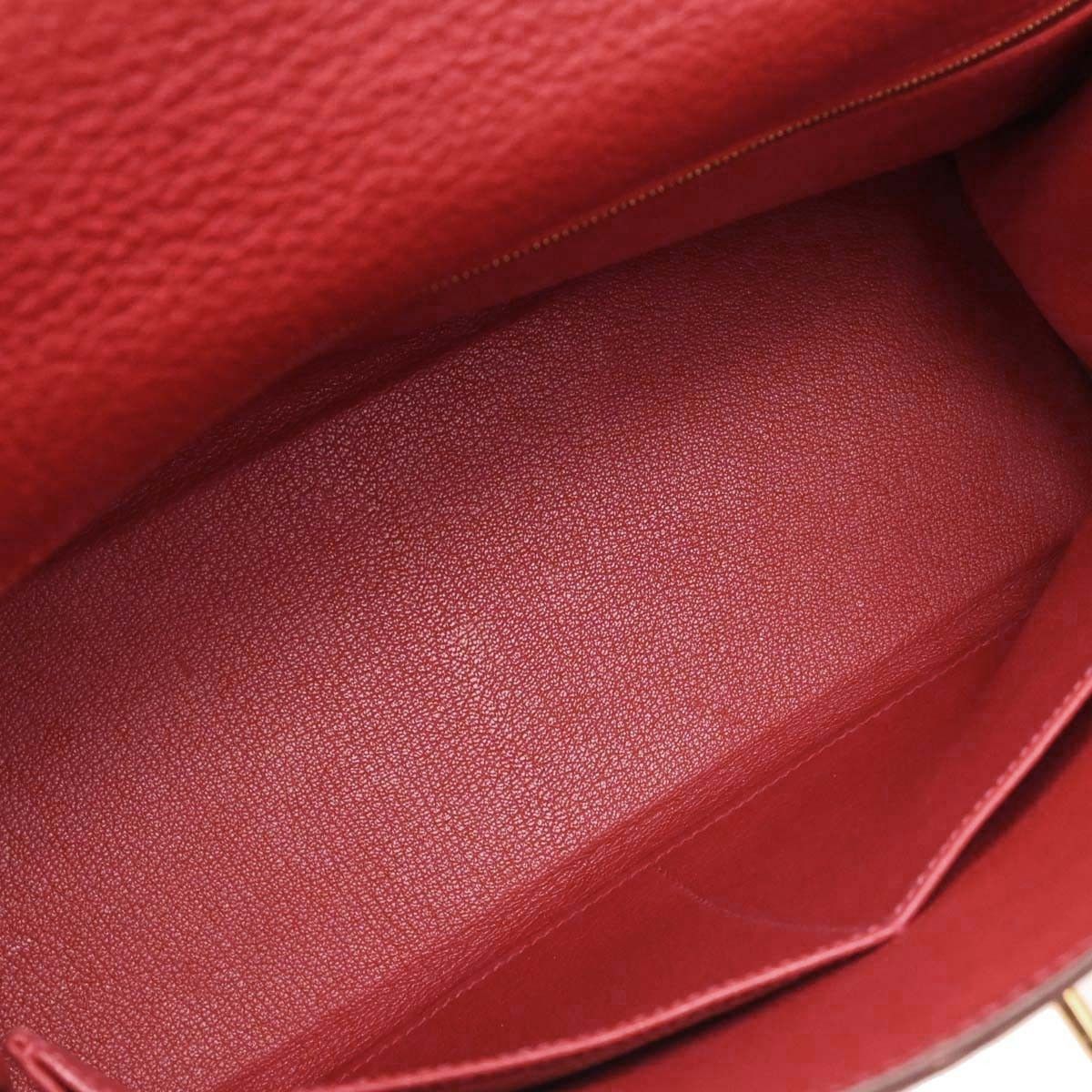 Hermes Hermes Kelly Red Togo with Gold Hardware Size ONE SIZE - 3 Thumbnail