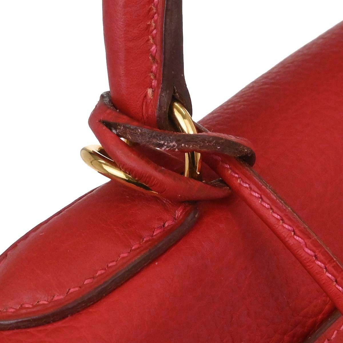 Hermes Hermes Kelly Red Togo with Gold Hardware Size ONE SIZE - 13 Thumbnail