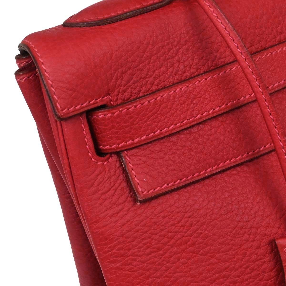 Hermes Hermes Kelly Red Togo with Gold Hardware Size ONE SIZE - 12 Thumbnail