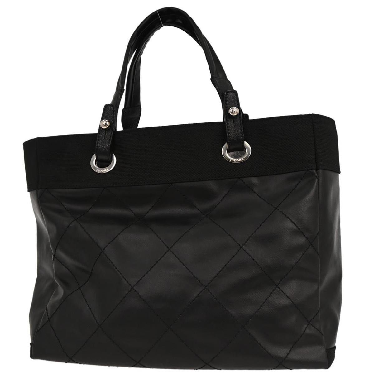 Chanel Chanel Biarritz Tote Quilted Coated Canvas Size ONE SIZE - 2 Thumbnail