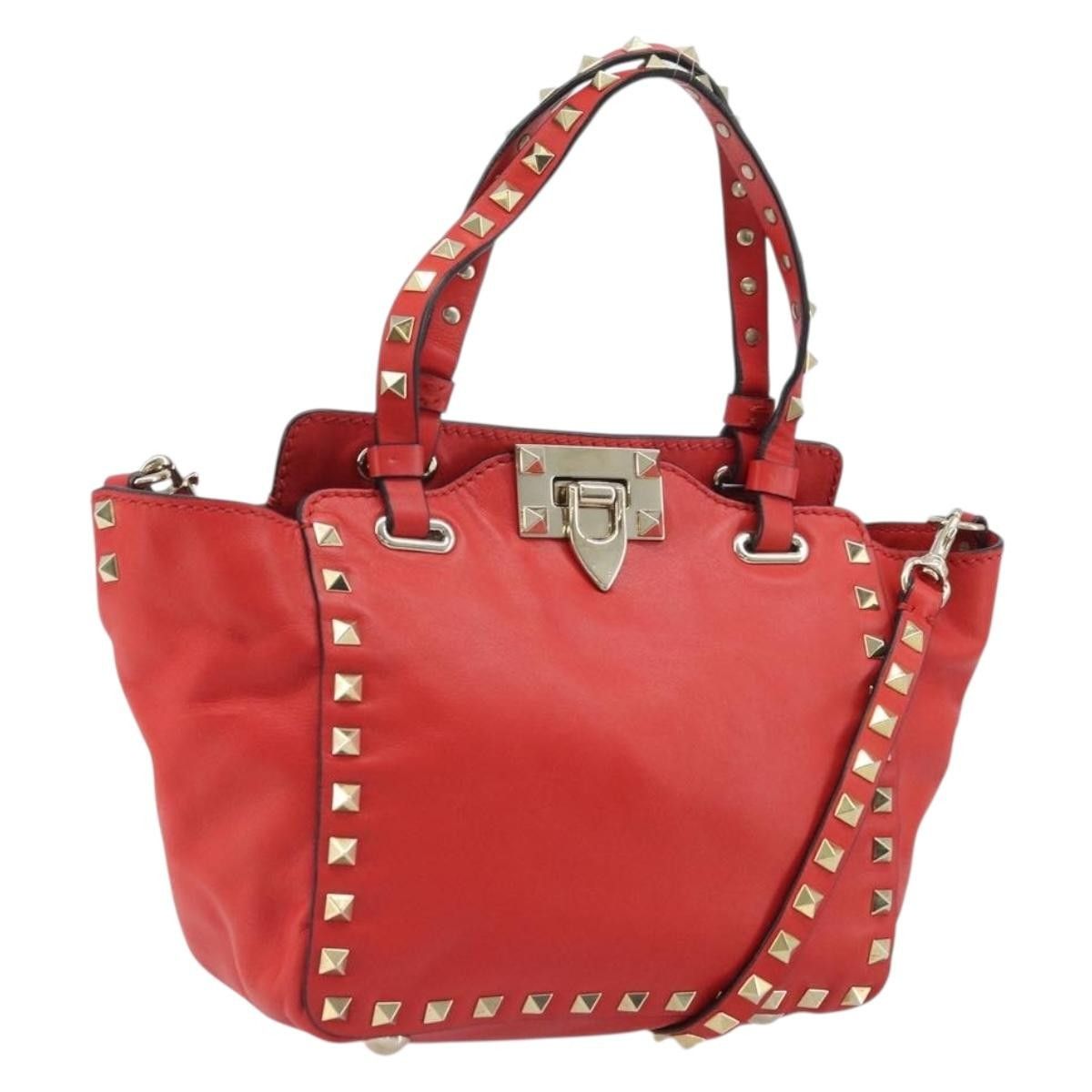 Valentino Valentino Garavani Rockstud Tote Soft Leather Size ONE SIZE - 20 Thumbnail