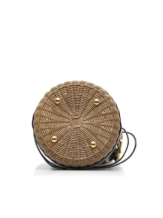 Dior Christian Dior Drawstring Bucket Wicker with Oblique Canvas Size ONE SIZE - 3 Thumbnail