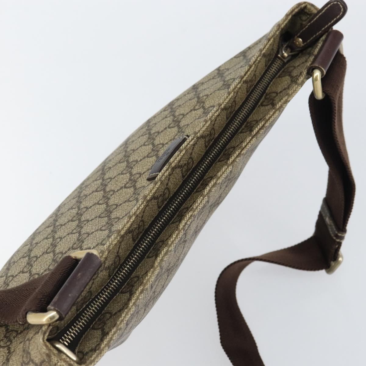 Gucci Gucci Zip Top Messenger GG Coated Canvas Size ONE SIZE - 14 Thumbnail