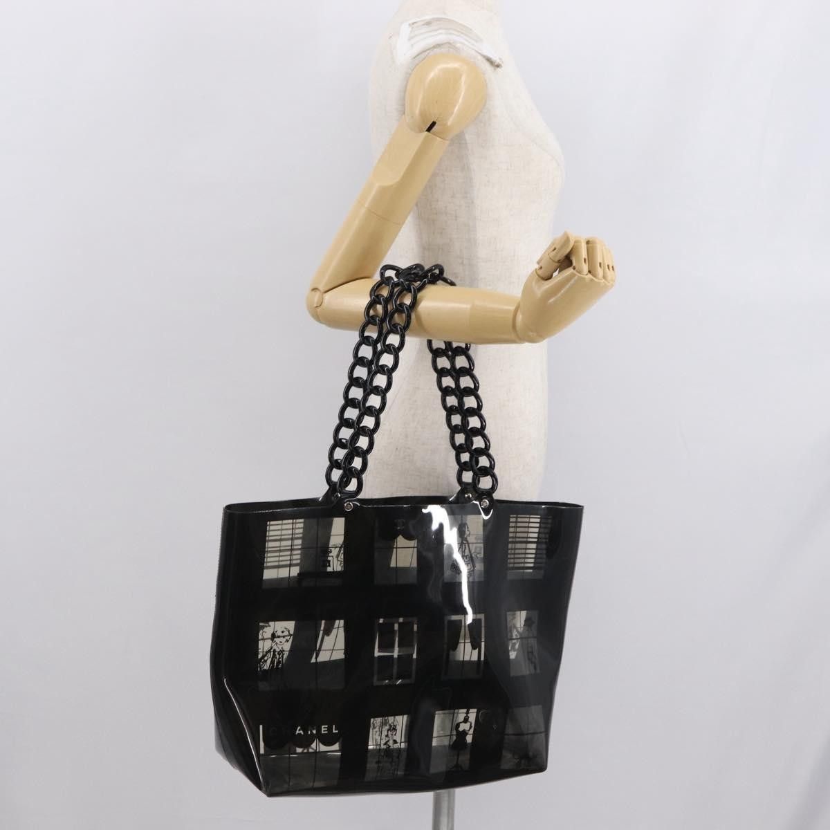 Chanel Chanel Coco Window Tote Printed Vinyl Size ONE SIZE - 13 Thumbnail