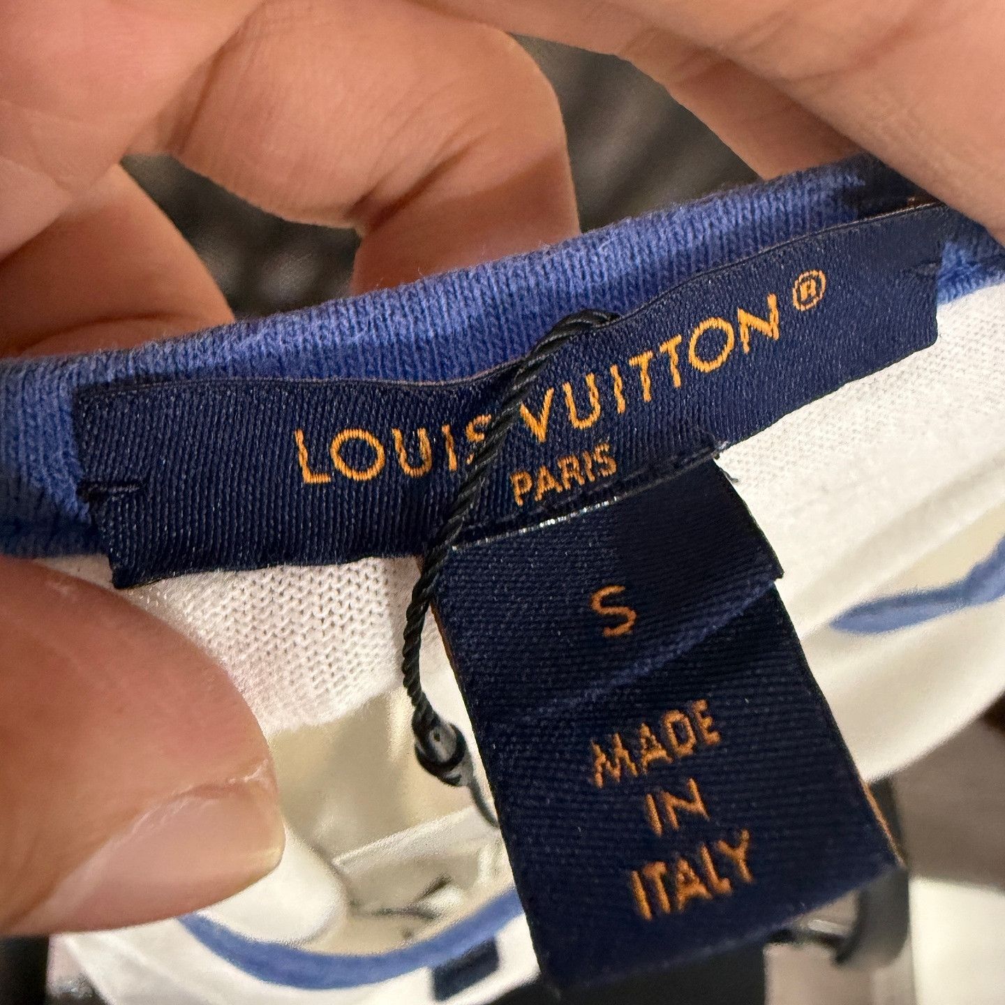Louis Vuitton Louis Vuitton Flocked Logo Short Sleeve T-Shirt Size S Size S / US 4 / IT 40 - 3 Thumbnail