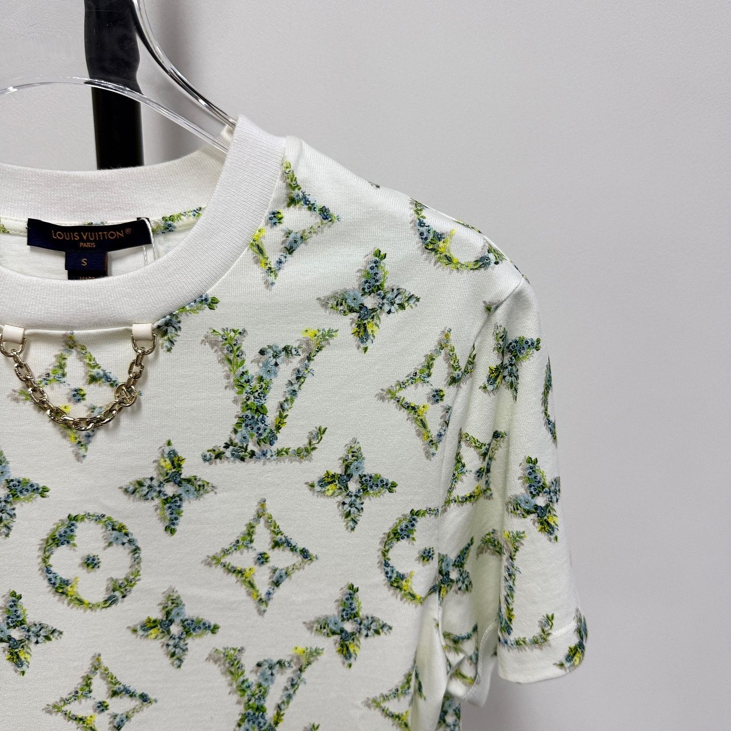 Louis Vuitton Louis Vuitton Floral Monogram Short Sleeve T-Shirt Size S Size S / US 4 / IT 40 - 6 Thumbnail