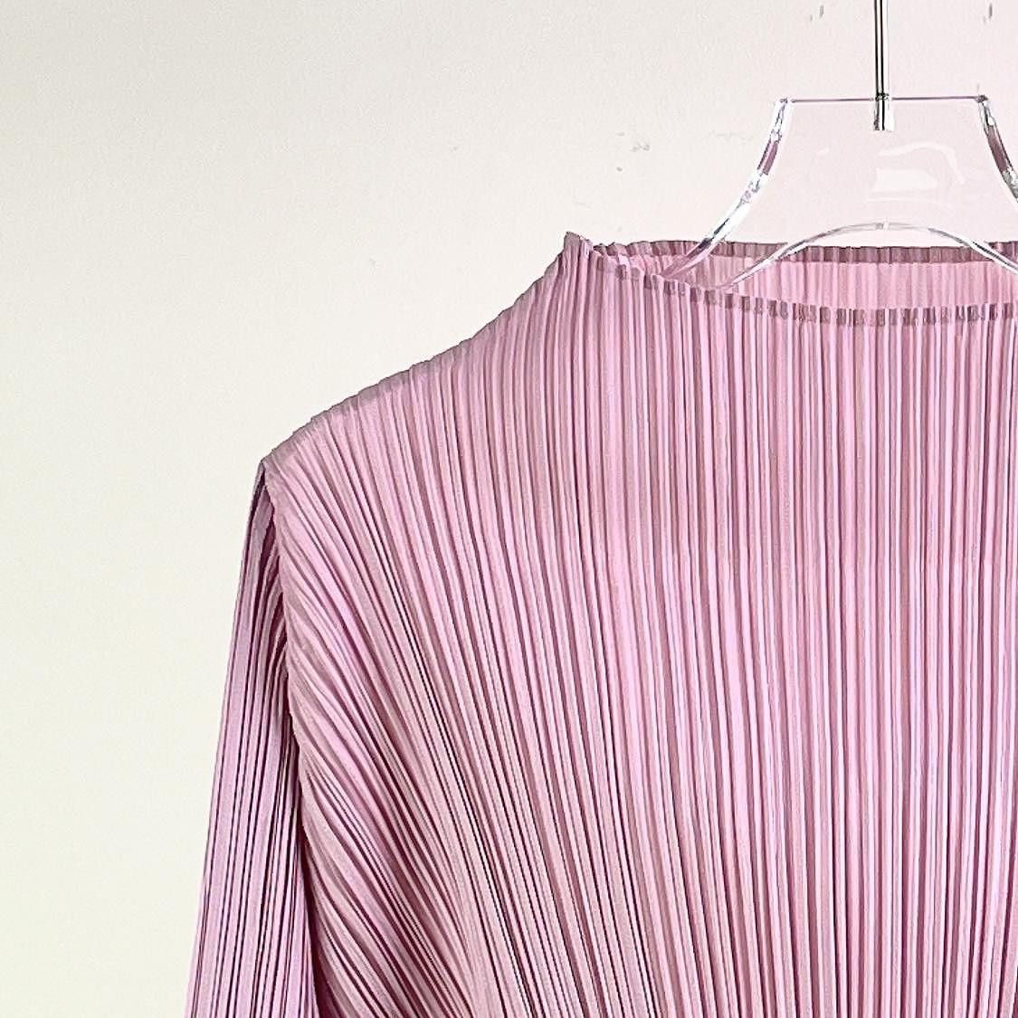 Pleats Please Issey Miyake PLEATS PLEASE ISSEY MIYAKE Purple Pleated Long Sleeve Size 3 Size M / US 6-8 / IT 42-44 - 5 Thumbnail